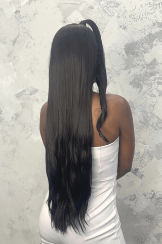 27inch Full Frontal Straight Synthetic Hair Wig