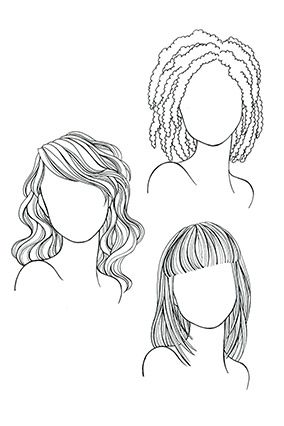 Online Guide: How to find the best wig for your face shape