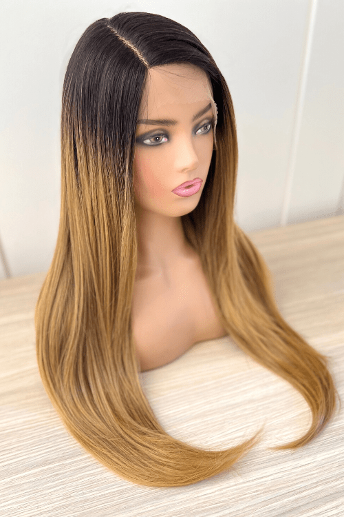 28inch Side Part Ombre Wig 28