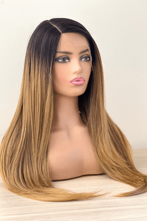 28inch Side Part Ombre Wig 28