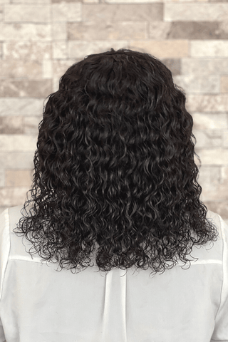 Brazilian Deep Wave Fringe Wig Natural Black
