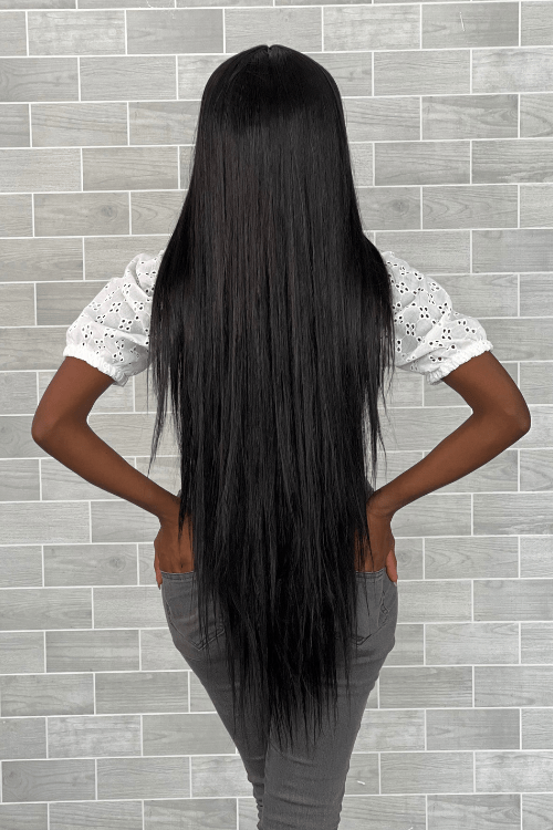 LolaSilk Wig Combo Combo: 40inch Lace Front Wig + 10inch Bob Lace Front Wig + Peruvian Fringe Wig