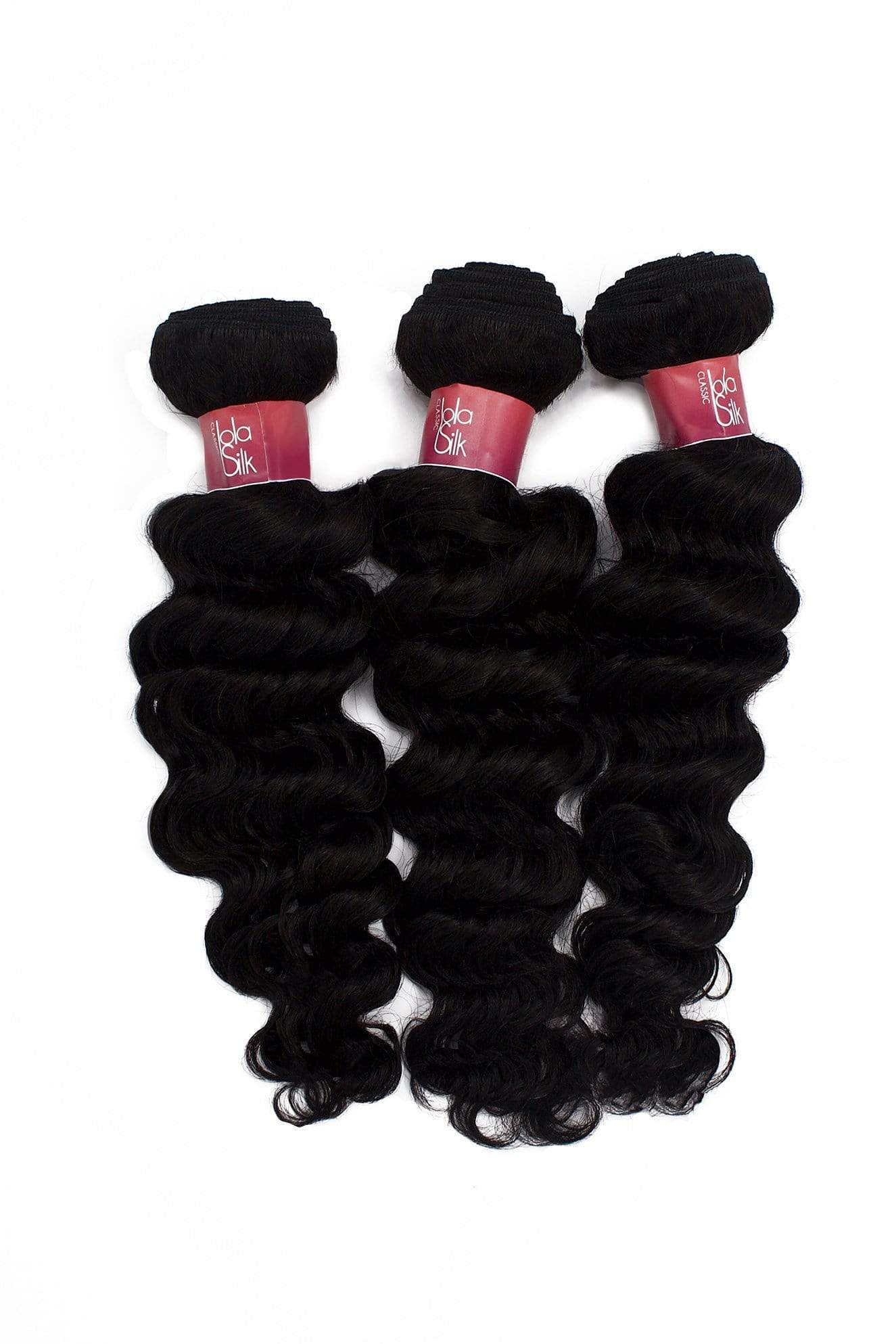 Brazilian Bundles 3 x 12" / None Classic Deep Wave