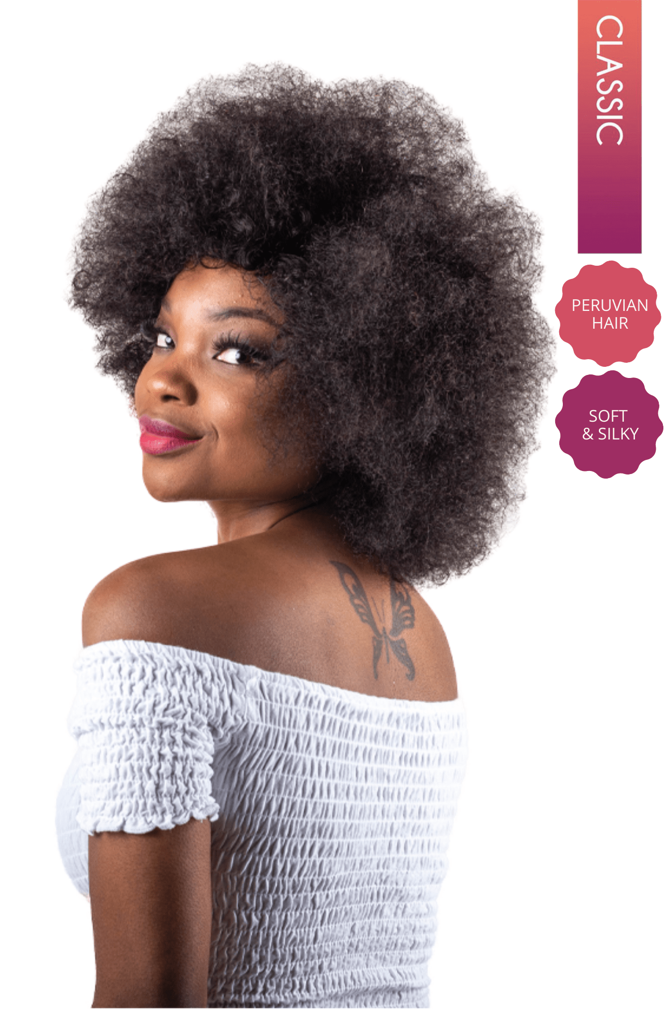 Curly afro wigs sale deals