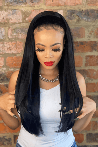 Synthetic hair top