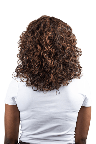 Peruvian hair Wig Loose Wave 18inch Lace Front Balayage