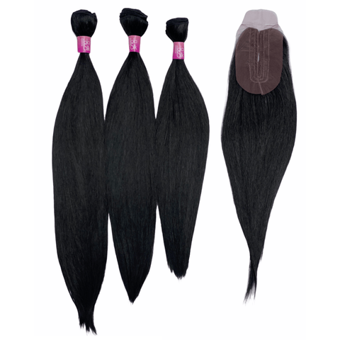 Synthetic Bundles Essential Weave and Closure - Natural Black