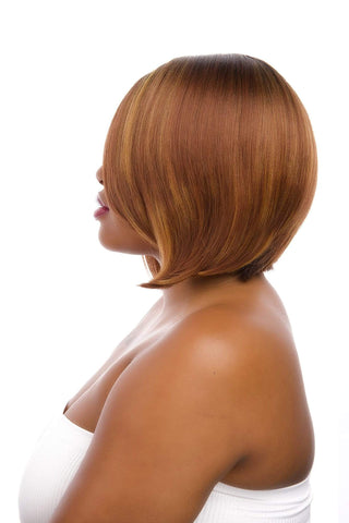 Pixie Bob Straight Lace front with Highlights Brown