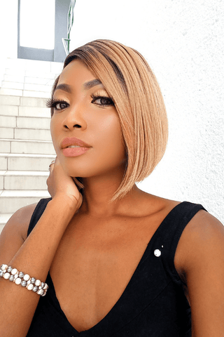 Blonde clearance bob straight